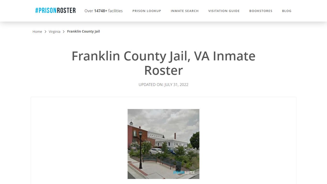 Franklin County Jail, VA Inmate Roster - Prisonroster